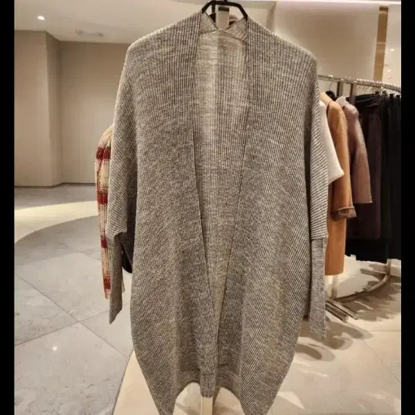 [BUNJANG] Speechio Pleated Open Long Cardigan / 새제품)스피치오 플리츠 오픈 롱 가디건