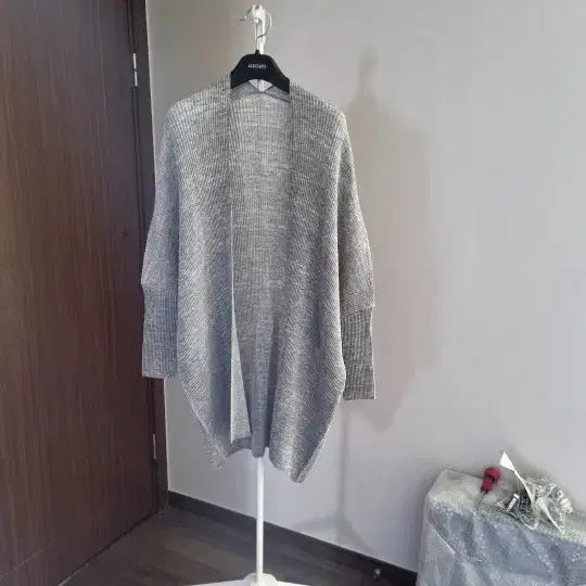 [BUNJANG] Speechio Pleated Open Long Cardigan / 새제품)스피치오 플리츠 오픈 롱 가디건