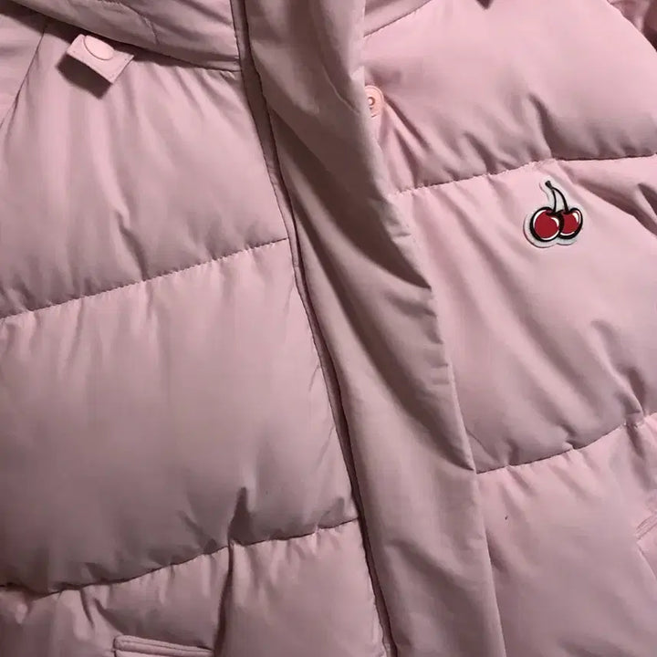 [BUNJANG] Kirsh Pink Long Padded Jacket / 키르시 핑크색 롱패딩