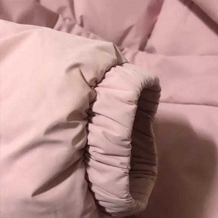 [BUNJANG] Kirsh Pink Long Padded Jacket / 키르시 핑크색 롱패딩