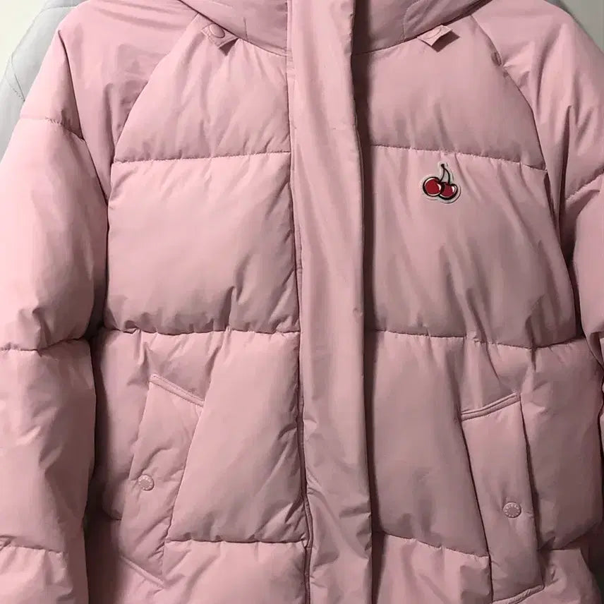 [BUNJANG] Kirsh Pink Long Padded Jacket / 키르시 핑크색 롱패딩