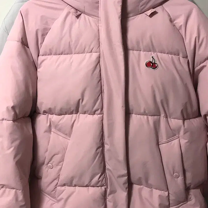 [BUNJANG] Kirsh Pink Long Padded Jacket / 키르시 핑크색 롱패딩