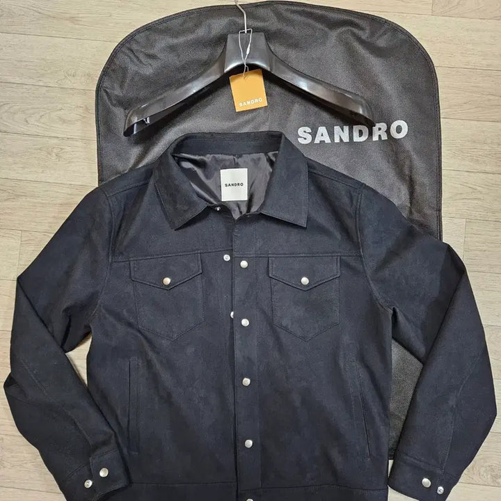 [BUNJANG] Sandro Suede Shirt Jacket / 산드로 스웨이드 셔츠 자켓