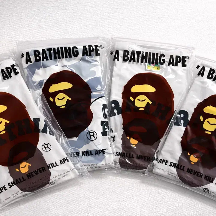 [BUNJANG] BAPE College/Harajuku Go Ape Short Sleeve T-shirt / 베이프 [컬리지,하라주쿠Go ape]  반팔