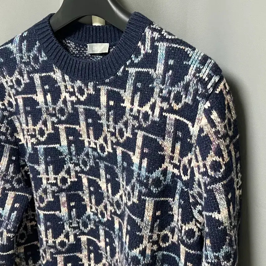 [BUNJANG] Dior Oblique Jacquard Knit M / [정품] 디올 오블리크 자카드 니트 M