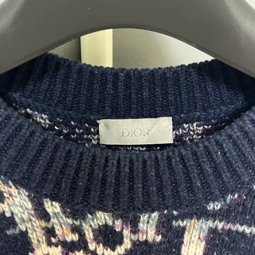[BUNJANG] Dior Oblique Jacquard Knit M / [정품] 디올 오블리크 자카드 니트 M