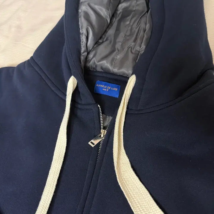 [SOLD OUT] 앨빈클로 패딩 무지 후드집업 네이비 3사이즈