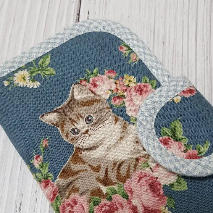 [BUNJANG] Handmade Cat Long Wallet / {핸드메이드} 고양이 장지갑 지폐지갑