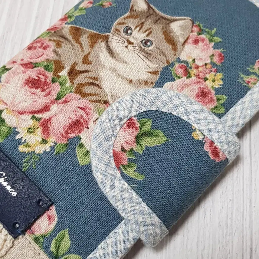 [BUNJANG] Handmade Cat Long Wallet / {핸드메이드} 고양이 장지갑 지폐지갑