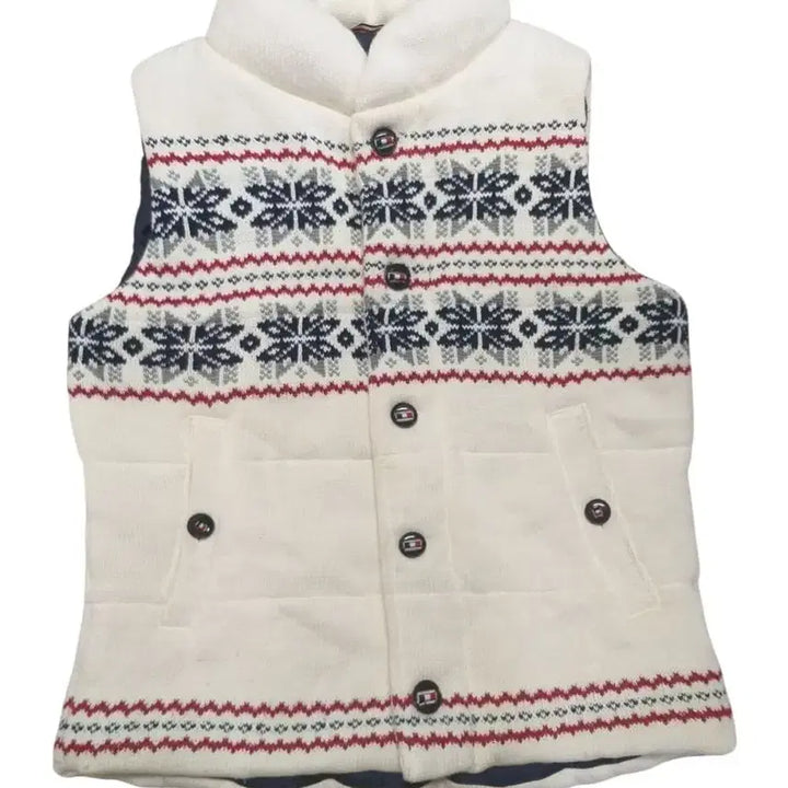 [BUNJANG] Vintage Argyle Padded Vest / 빈티지 아가일 패딩조끼 모리걸