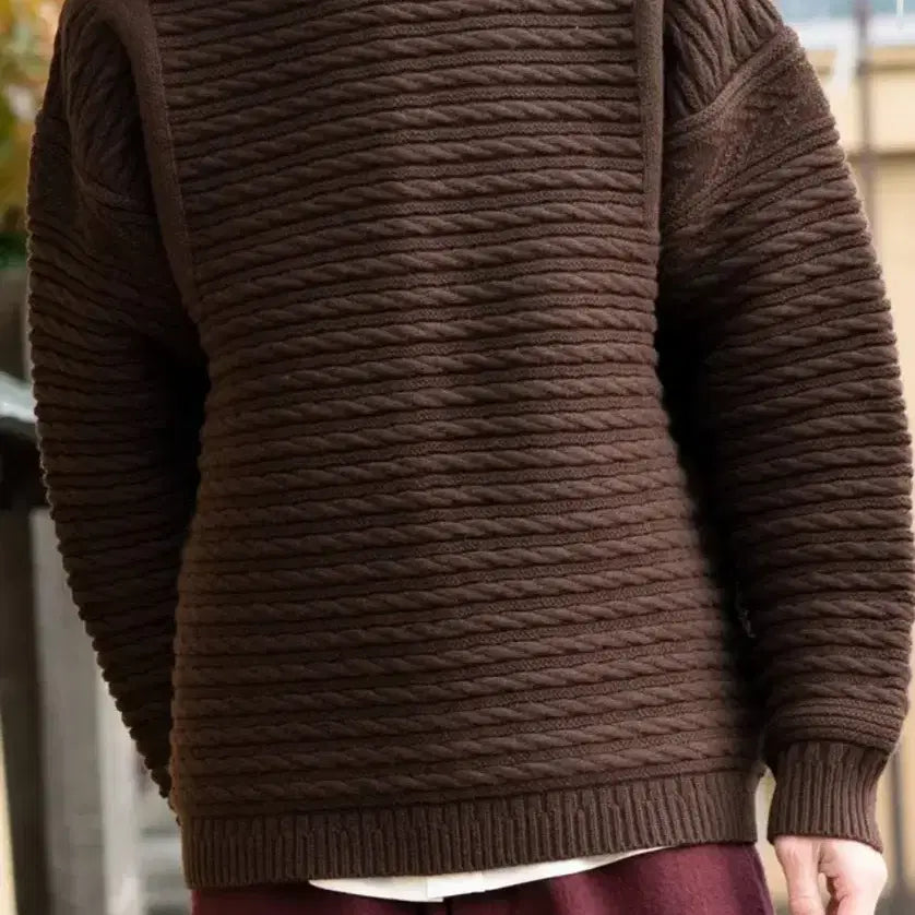 [BUNJANG] Yashiki Knit Brown Sweater / 야시키 니트 2size Brown
