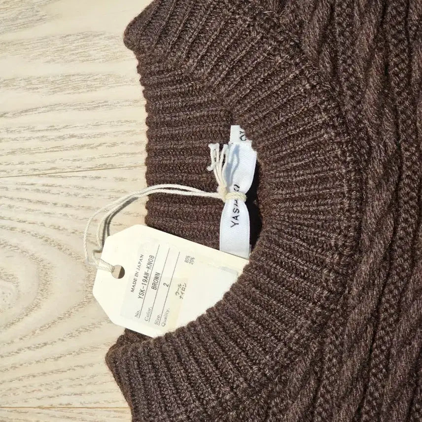 [BUNJANG] Yashiki Knit Brown Sweater / 야시키 니트 2size Brown