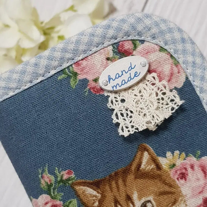 [BUNJANG] Handmade Brown Cat Card Wallet / {핸드메이드} 고양이 카드지갑 (브라운 냥이)