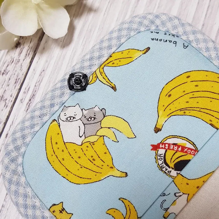 [BUNJANG] Handmade Brown Cat Card Wallet / {핸드메이드} 고양이 카드지갑 (브라운 냥이)
