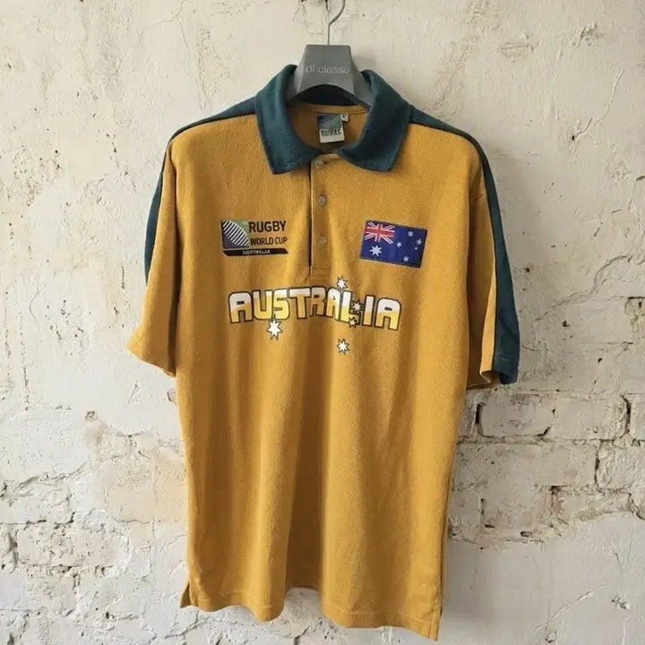 [BUNJANG] Rugby World Cup 1999 Australia Polo Shirt L / Rugby World Cup 호주 럭비 폴로 티셔츠 L