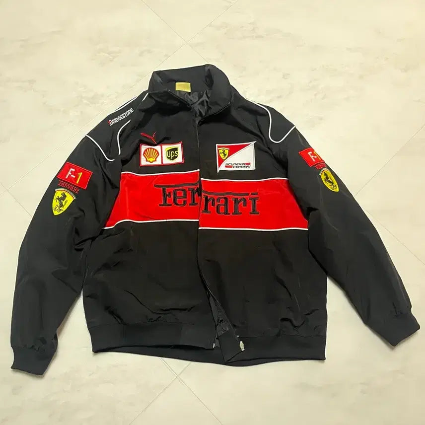 [BUNJANG] Ferrari F1 Racing Windbreaker Jacket / 페라리 F1 레이싱 바람막이