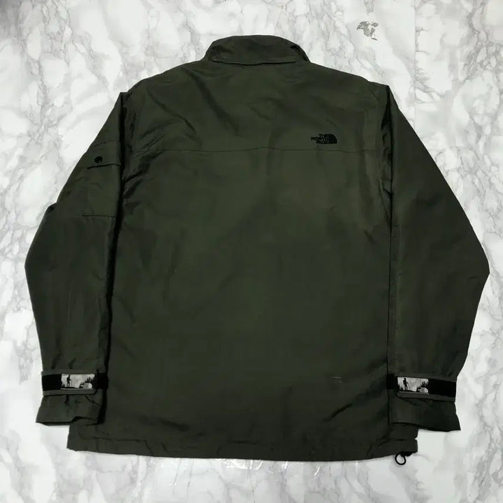 [BUNJANG] The North Face Deep Khaki Windbreaker Jacket - Men&