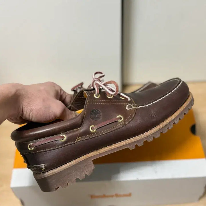 [BUNJANG] Timberland 3-Eye Boat Shoes Brown / 팀버랜드 보트 슈즈 브라운 3 eye boat shoes