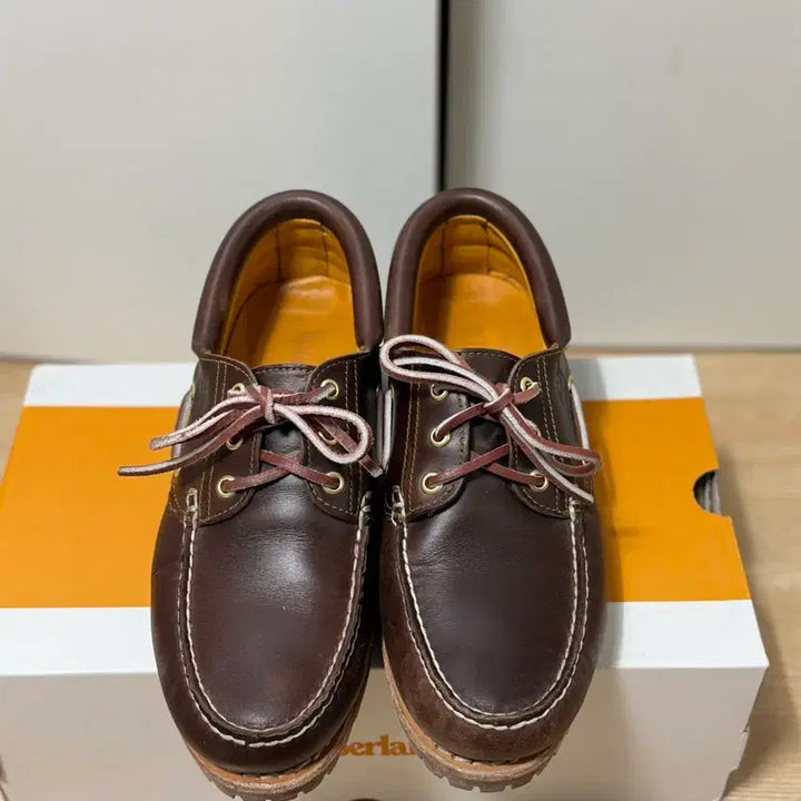 [BUNJANG] Timberland 3-Eye Boat Shoes Brown / 팀버랜드 보트 슈즈 브라운 3 eye boat shoes