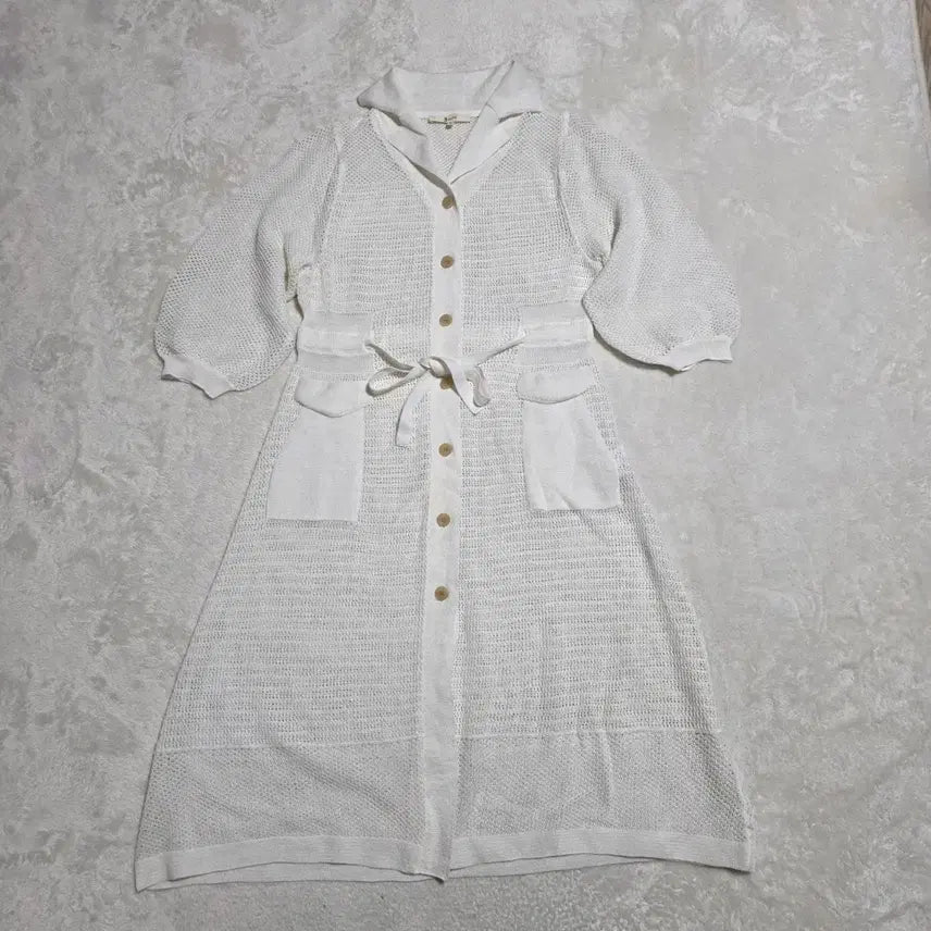 [BUNJANG] Z. Studio Linen Blend Cardigan Dress / (66)여성 지튜디오 린넨 혼방 가디건 드레스 원피스