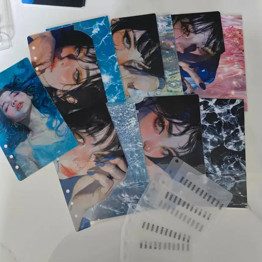 [BUNJANG] Diarium 6-Ring Binder and Cash Life Planner Bundle / 디아리움6공 바인더 + 현금생활 현생속지 6종 일괄판매