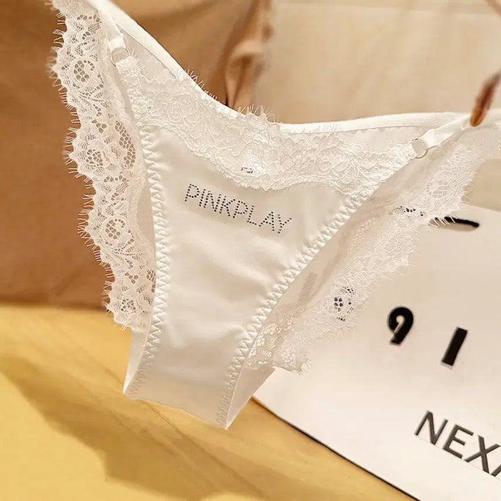 [BUNJANG] Silk White Panties / 애장템 중고 실키 화이트 팬티