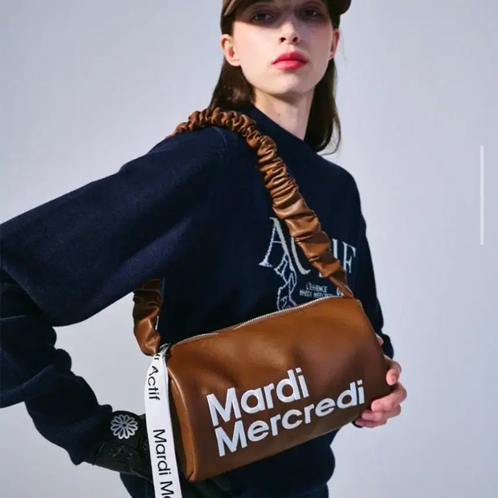 [BUNJANG] Mardi Mercredi Active Leather Shoulder Bag / 마르디메크르디 악티프 레더 숄더백