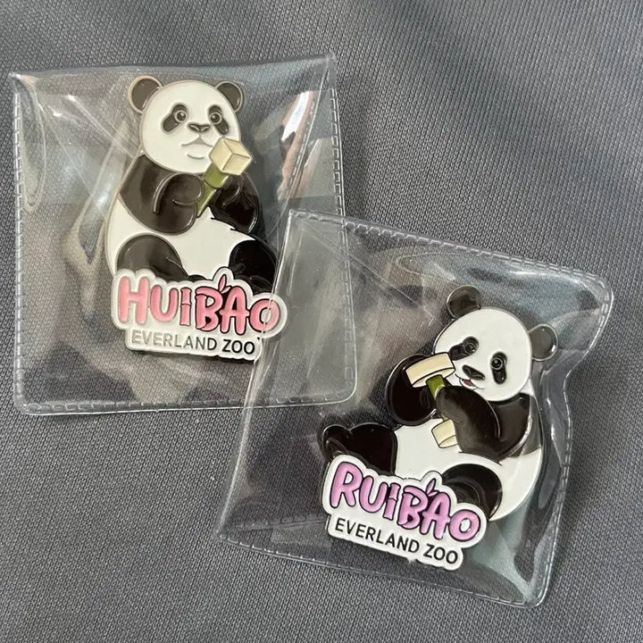 [BUNJANG] Ruibao Huibao Birthday Badge / 루이바오 후이바오 생일 뱃지 (루이 후이 생일 배지)(3/15까지)