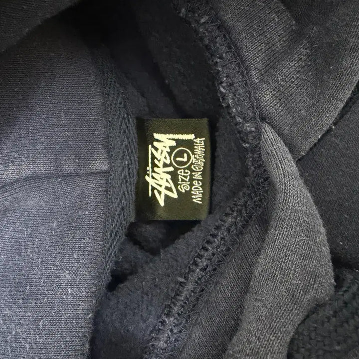 [BUNJANG] Stussy Basic Hoodie Navy (L) / 스투시 베이직 후드티 네이비 (L)