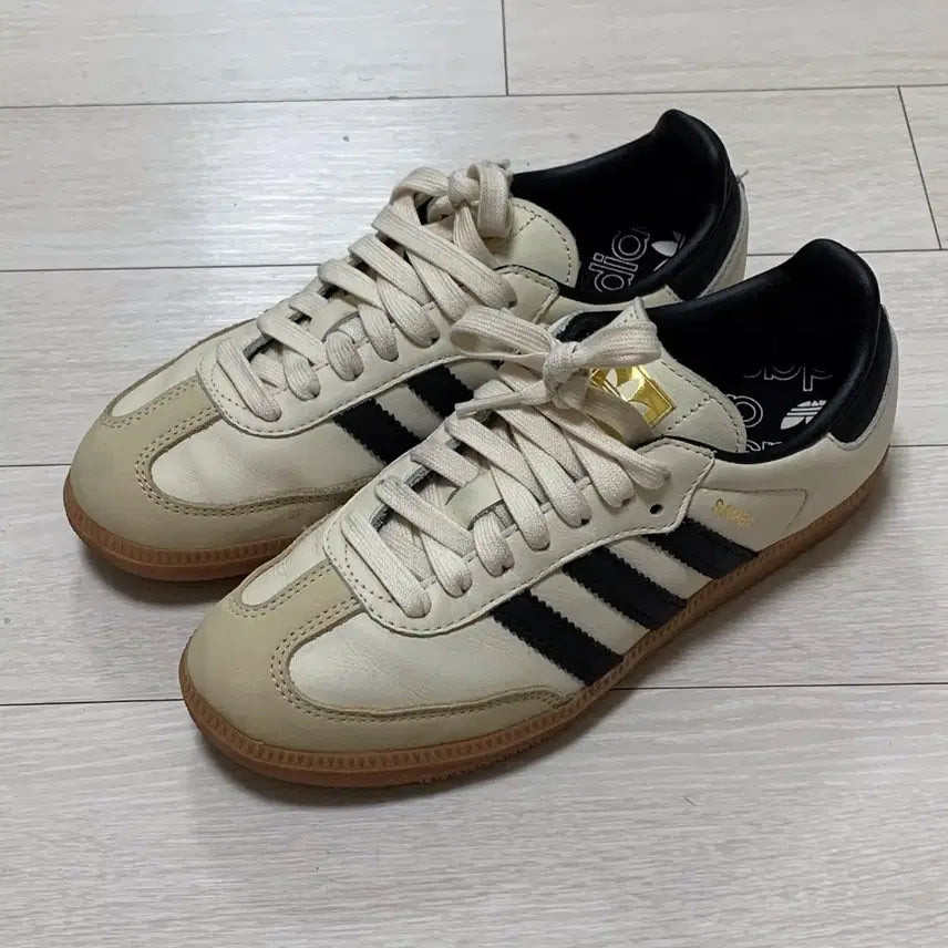 [BUNJANG] Adidas Samba OG Cream White Core Black Sneakers / 아디다스삼바OG크림화이트코어블랙