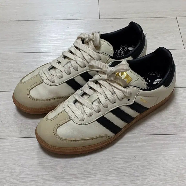 [BUNJANG] Adidas Samba OG Cream White Core Black Sneakers / 아디다스삼바OG크림화이트코어블랙
