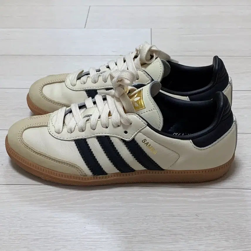 [BUNJANG] Adidas Samba OG Cream White Core Black Sneakers / 아디다스삼바OG크림화이트코어블랙