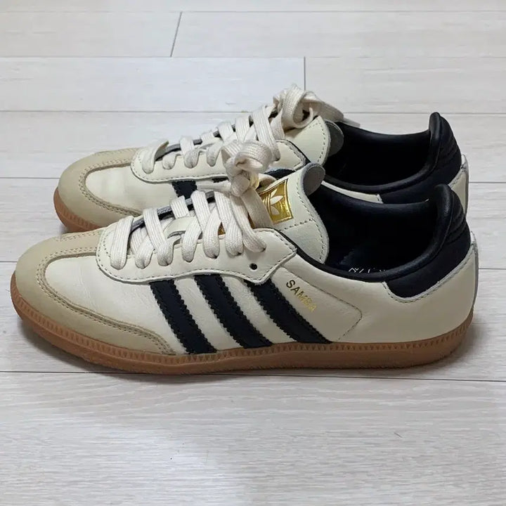 [BUNJANG] Adidas Samba OG Cream White Core Black Sneakers / 아디다스삼바OG크림화이트코어블랙