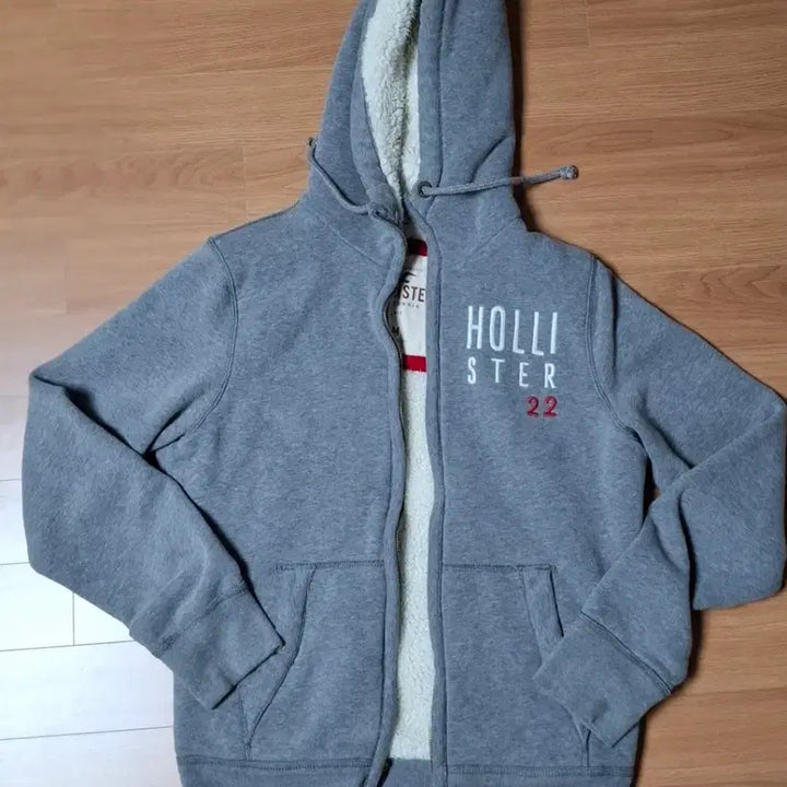 [BUNJANG] Hollister Fleece Lined Hoodie M / 홀리스터 보아털 후드집업 M