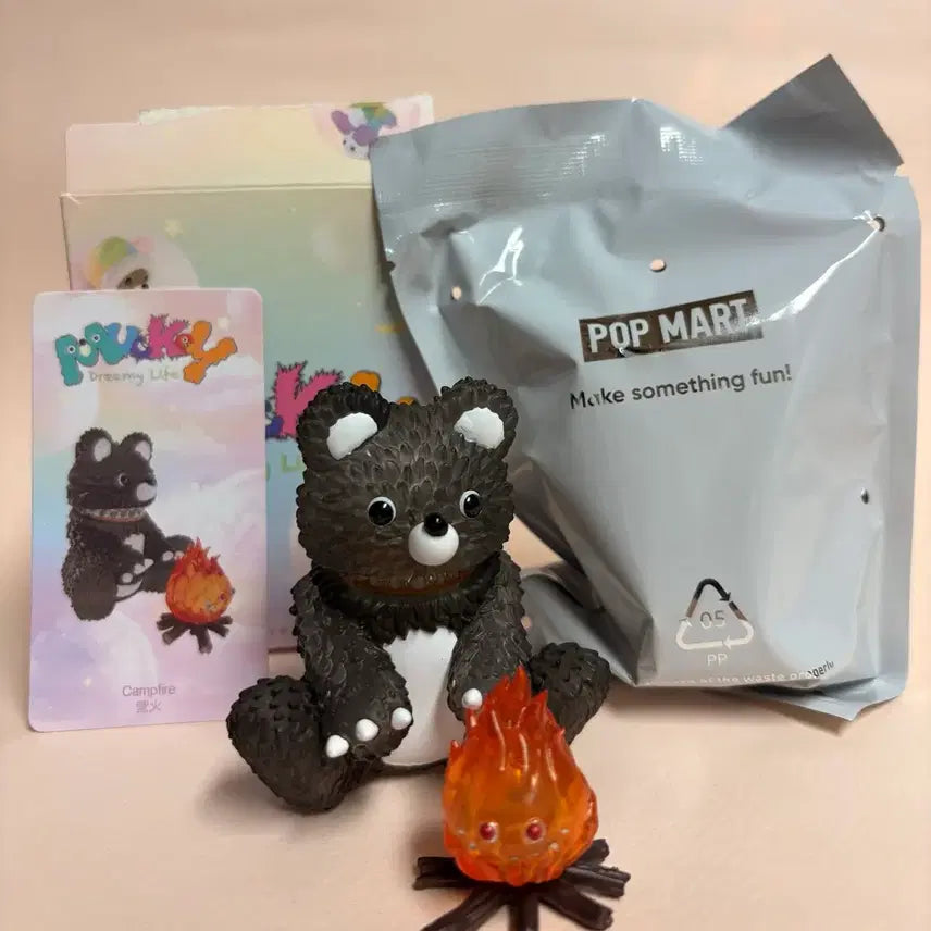 [BUNJANG] Instinctoy Dreamy Life Series Black Bear Figure (Box Opened, Unsealed) / [박스만개봉] 팝마트 인스팅토이 드리미라이프 시리즈