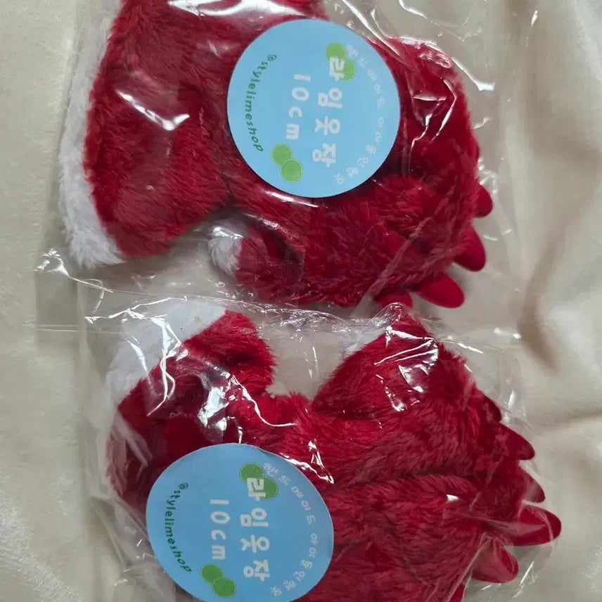 [BUNJANG] Lime Closet 10cm Doll Santa Outfit Bundle Set / 라임옷장 10cm 인형옷 산타복 미개봉 일괄