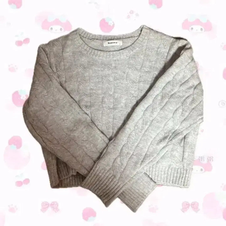 [BUNJANG] Romi Story Cable Knit Sweater / Romi Story 케이블 니트
