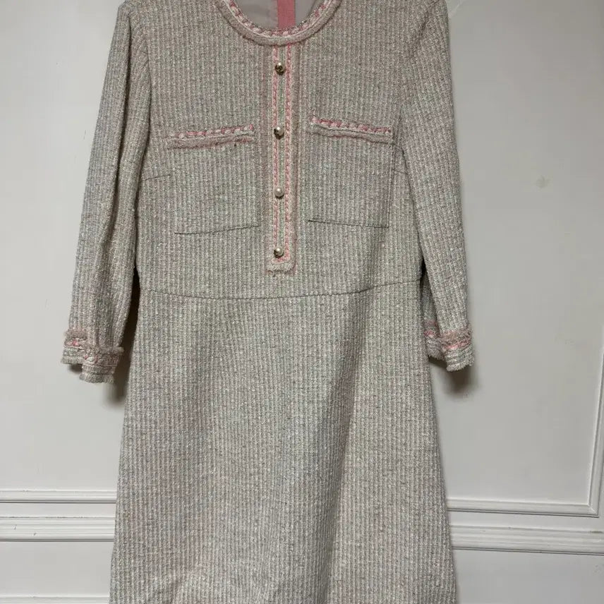 [BUNJANG] JILLSTUART Tweed Dress Pink / (새상품/최종가격)질스튜어트 트위드 원피스