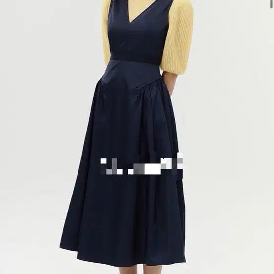 [BUNJANG] It MICHAA Long Flare Dress / 잇미샤 플레어 롱 원피스 프라다 천 베스트 원피스 44사이즈 ㅡ 55까지