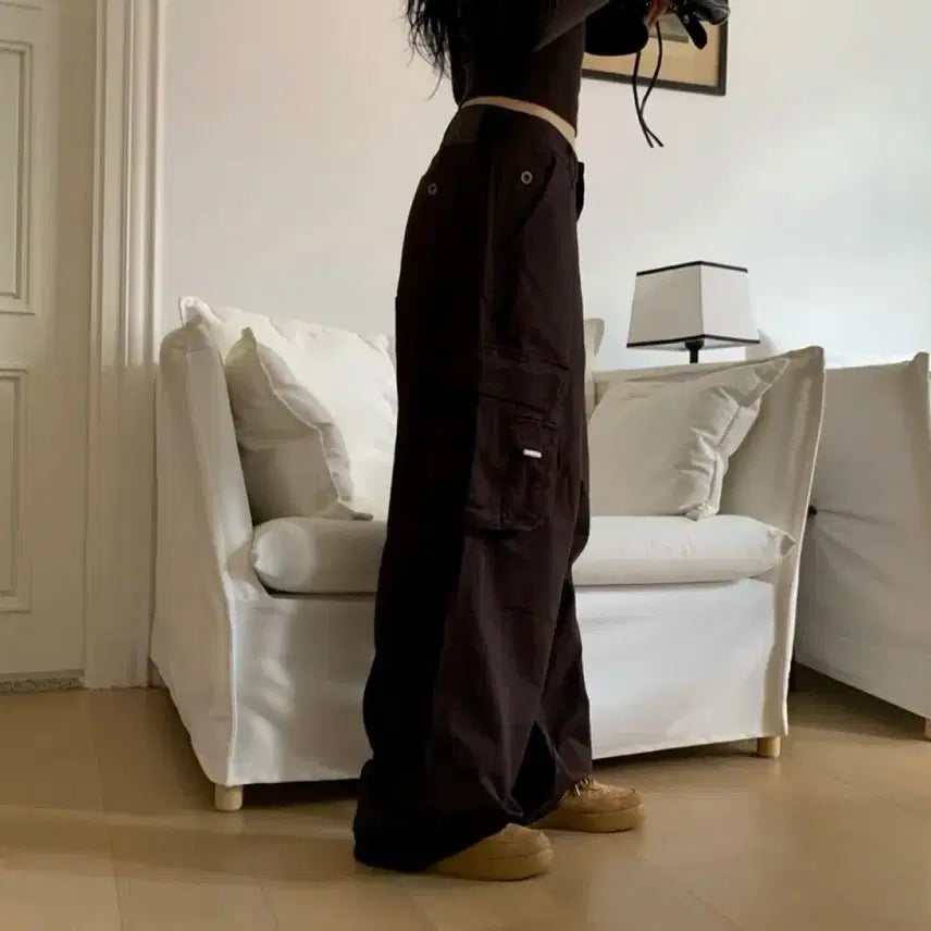 [BUNJANG] OOT Camper Cargo Pants Brown / OOT 캠퍼 카고 바지 브라운