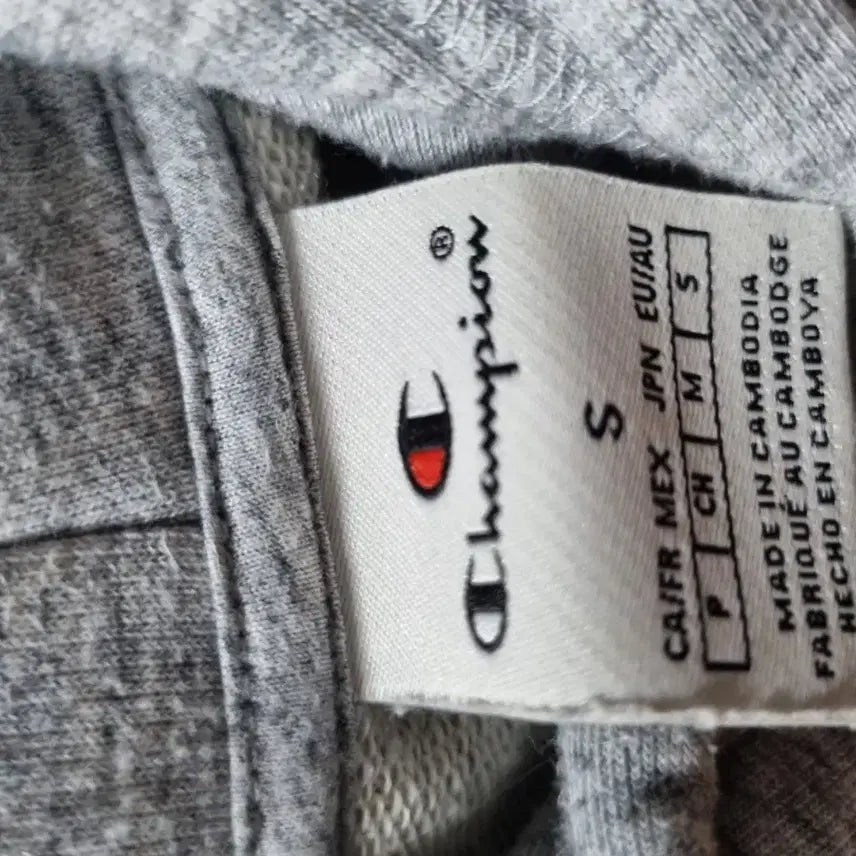 [BUNJANG] Champion Gray Hoodie / 챔피온 Champion 회색 후드티