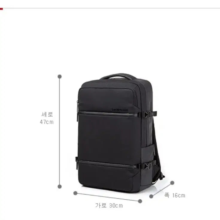 [BUNJANG] Samsonite Red Black Backpack / 쌤소나이트 레드 블랙 백팩