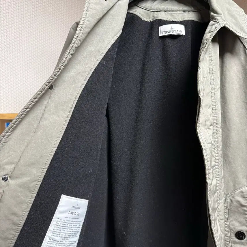 [BUNJANG] Stone Island David TC Kakao Coat (Khaki) - M Size / 스톤아일랜드 24fw david tc 카코트 m사이즈