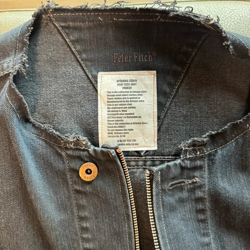 [BUNJANG] Orleans Reworked Denim Jacket / 올리언스 리워크 데님 자켓