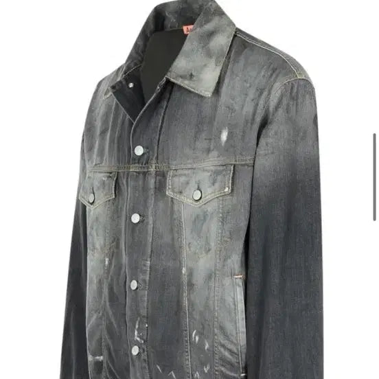 [BUNJANG] Acne Studios Oversized Washed Denim Jacket / 아크네 스튜디오 25fw 오버사이즈 워싱 데님 자켓 105사이즈 팝니다