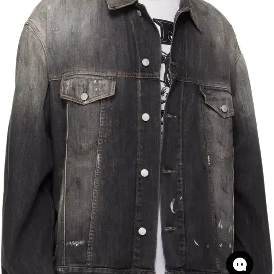 [BUNJANG] Acne Studios Oversized Washed Denim Jacket / 아크네 스튜디오 25fw 오버사이즈 워싱 데님 자켓 105사이즈 팝니다