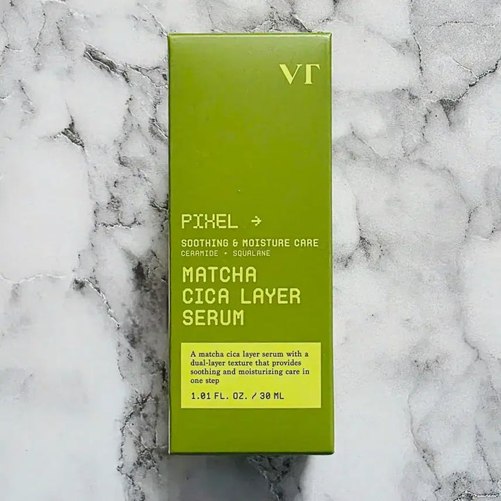 [BUNJANG] VT Cosmetics Matcha Cica Layer Serum / (미개봉 새상품) VT 말차 시카 레이어 세럼 브이티 코스메틱 앰플