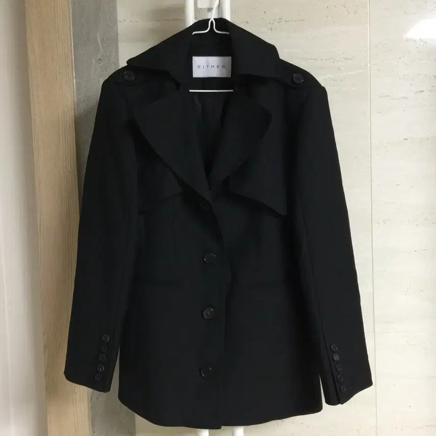 [BUNJANG] EITHER Trench Coat M / EITHER 이더 트렌치 자켓 M