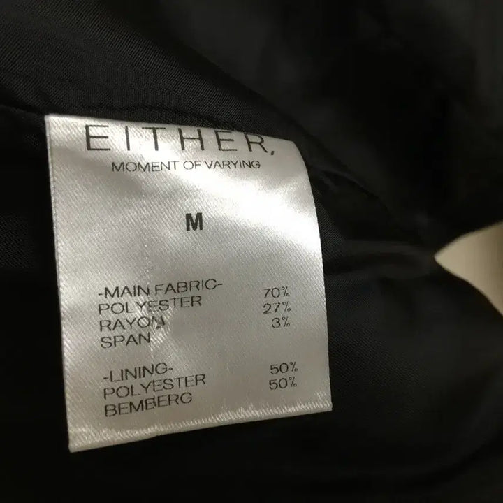 [BUNJANG] EITHER Trench Coat M / EITHER 이더 트렌치 자켓 M