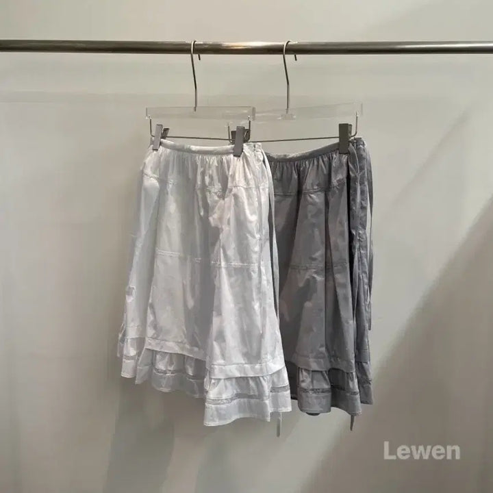 [BUNJANG] More Than Yesterday Flare Skirt Gray S / 모어댄예스터데이 코레 플레어 스커트 그레이 S